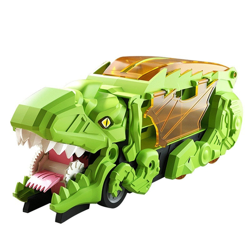 Dinosaur Swallowing Car Attack Tyrannosaurus Rex Deformation Toy - Image 2