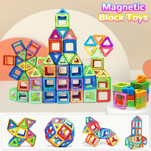 Magnetic Building Blocks DIY Magnets Toys medium size STEM Toys - Image 2