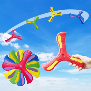 Children Boomerang Soft Three-leaf Cross Outdoor Toy Flying Disc