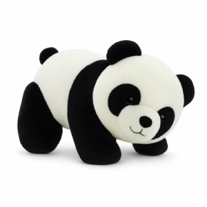 Cute Black and White Plush Panda Toy